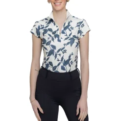 Kastel Denmark Cap Sleeve Print Shirt