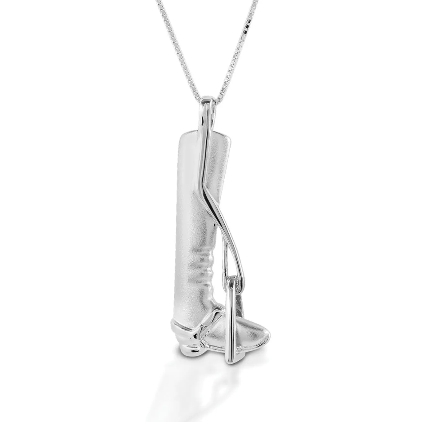 Kelly Herd Small English Riding Boot & Stirrup Necklace