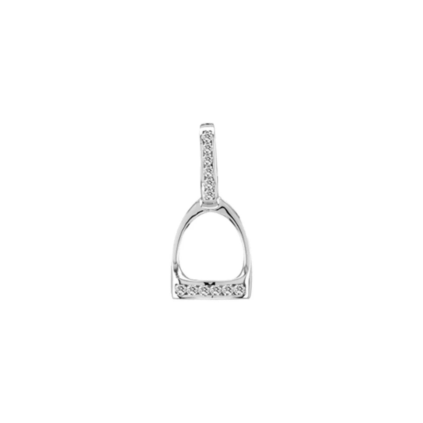 Kelly Herd Small English Stirrup Pendant