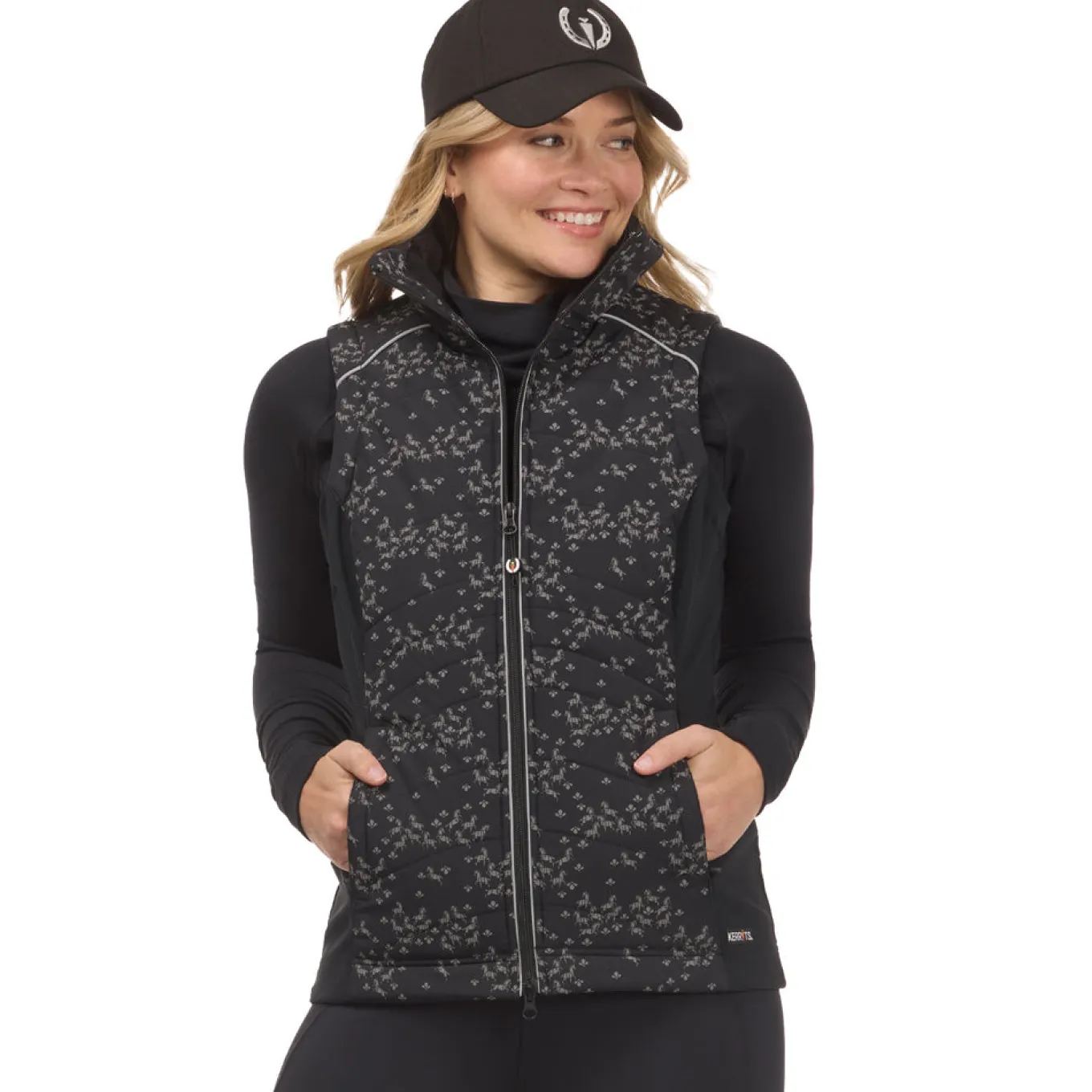 Kerrits Horse Reflection Quilted Vest