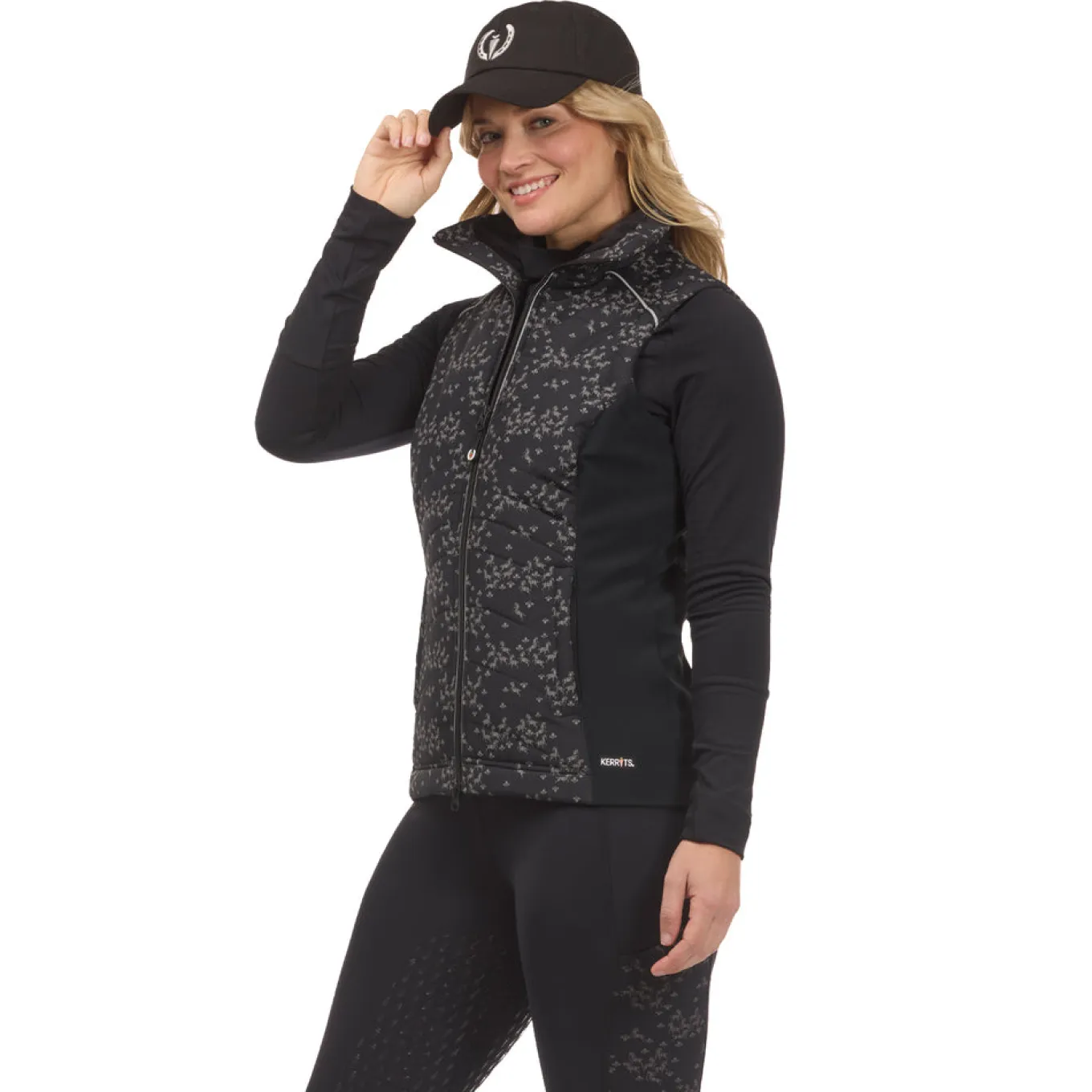 Kerrits Horse Reflection Quilted Vest