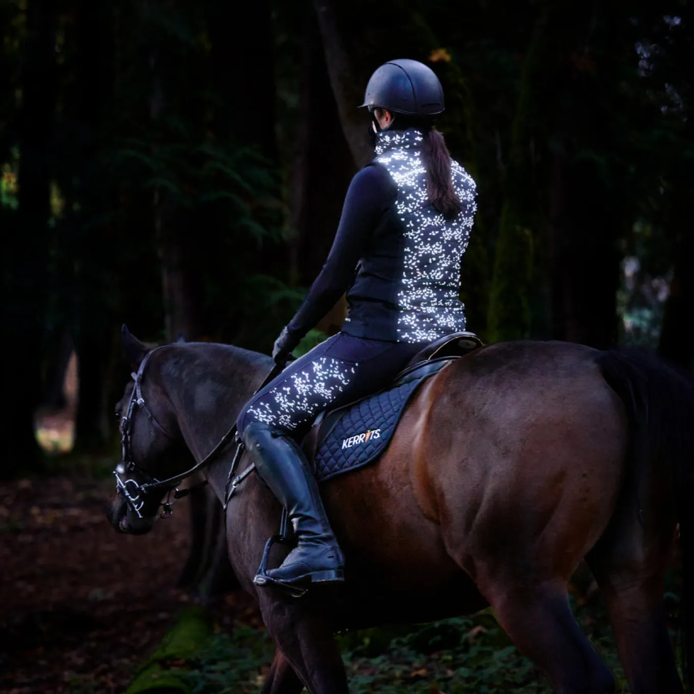 Kerrits Horse Reflection Quilted Vest