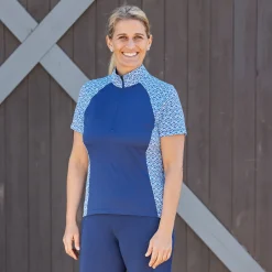 Kerrits Tempe Ice Fil Short Sleeve Print Top
