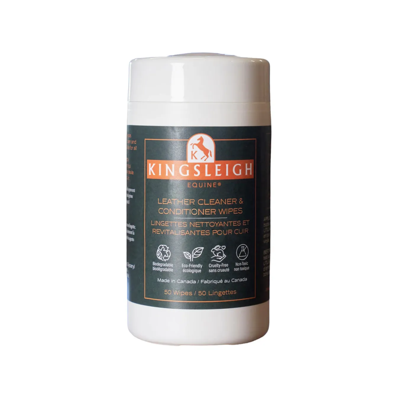 Kingsleigh Leather Cleaner & Conditioner Wipes - 50 Count