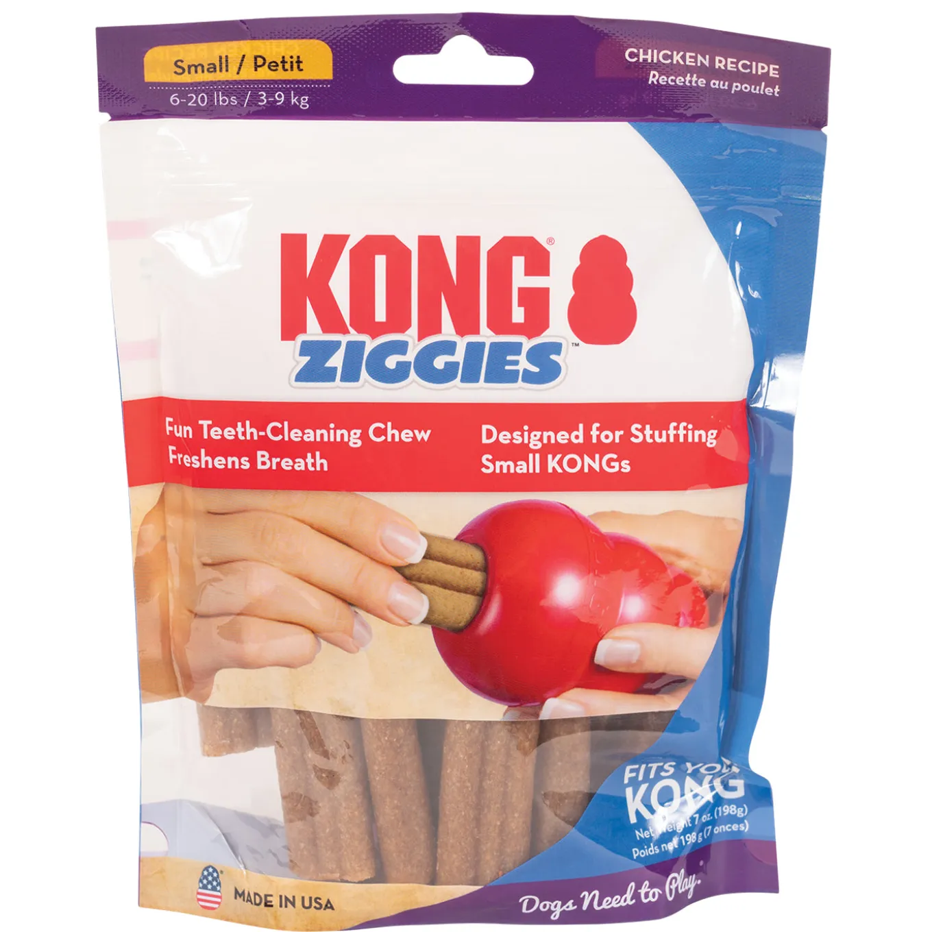 Kong Small Ziggies Dog Treats 198 g