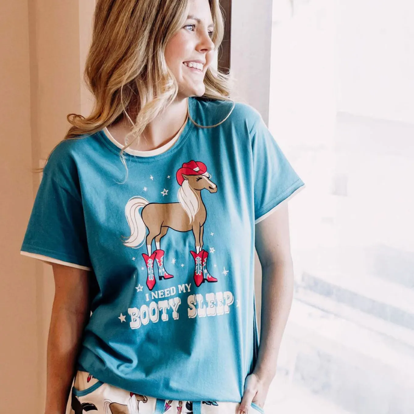 Lazy One I Need My Booty Sleep Pajama Top 2.0