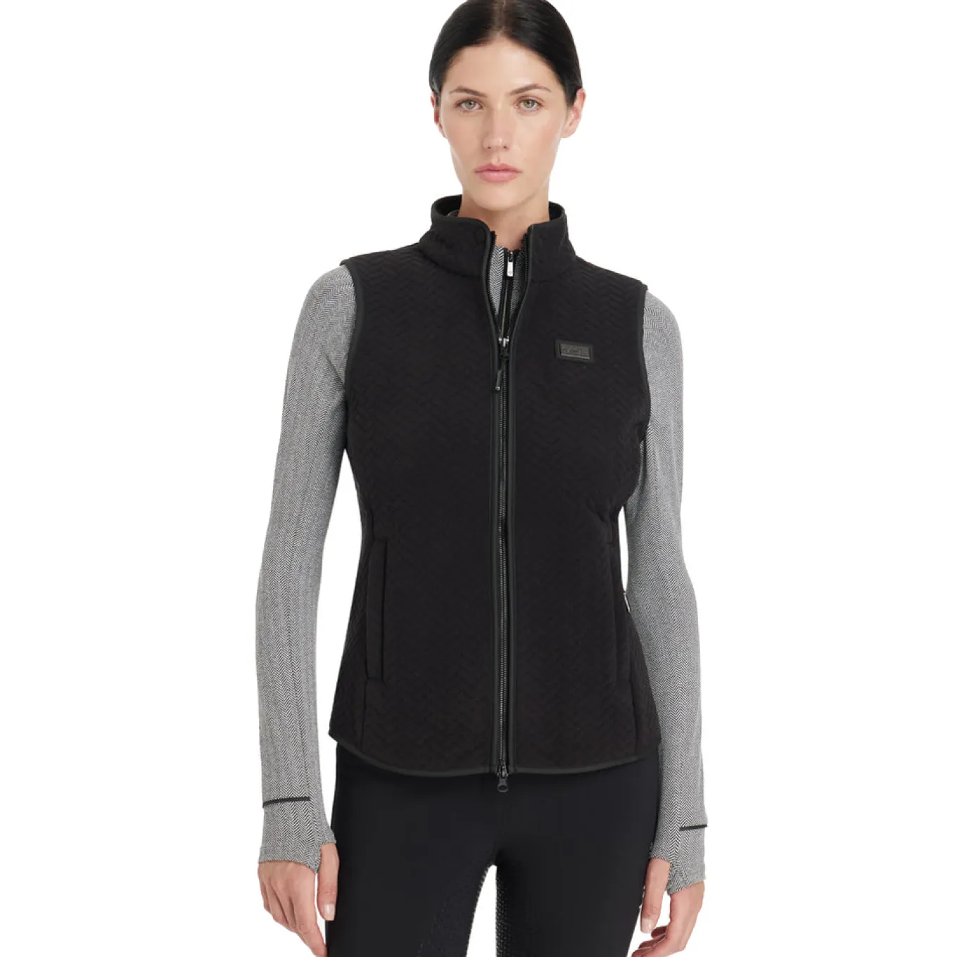 LeMieux Aspen Herringbone Fleece Vest