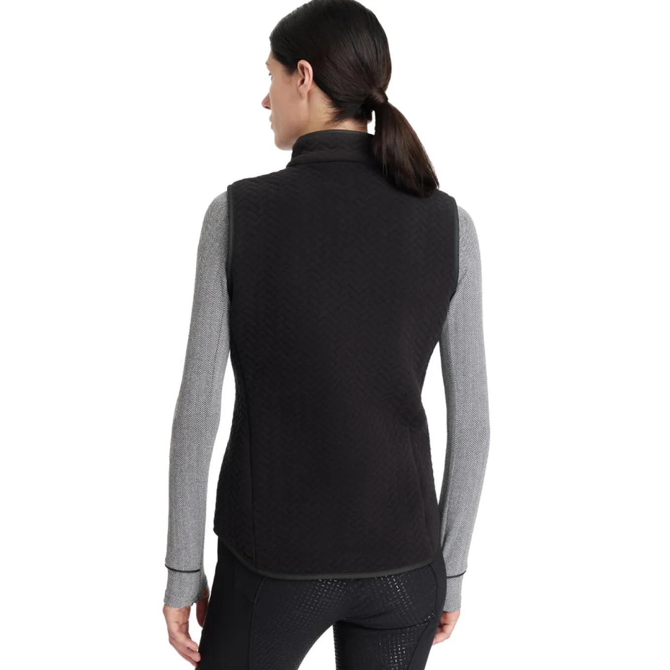LeMieux Aspen Herringbone Fleece Vest
