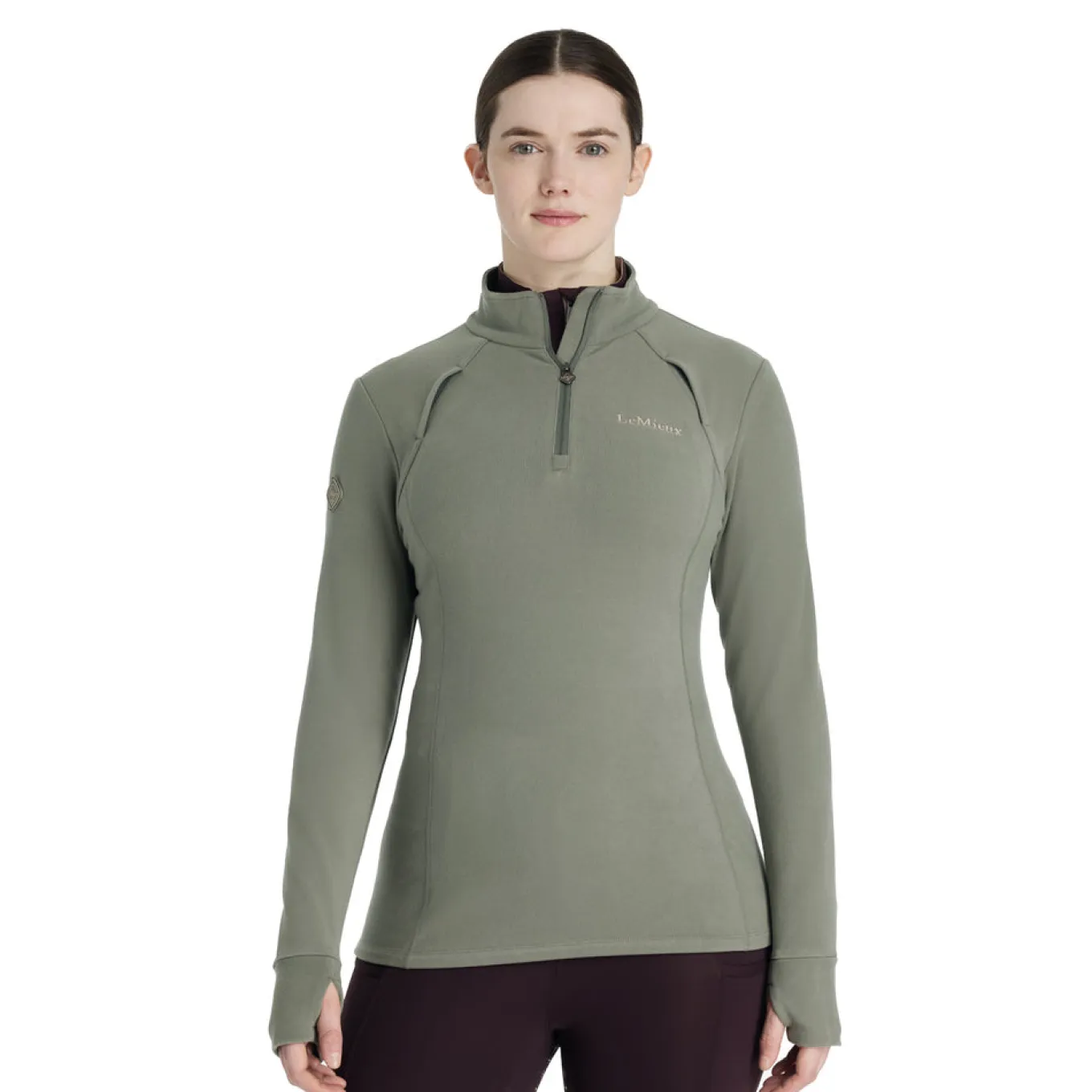 LeMieux Frances Quarter Zip Fleece Top