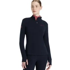 LeMieux Frances Quarter Zip Fleece Top