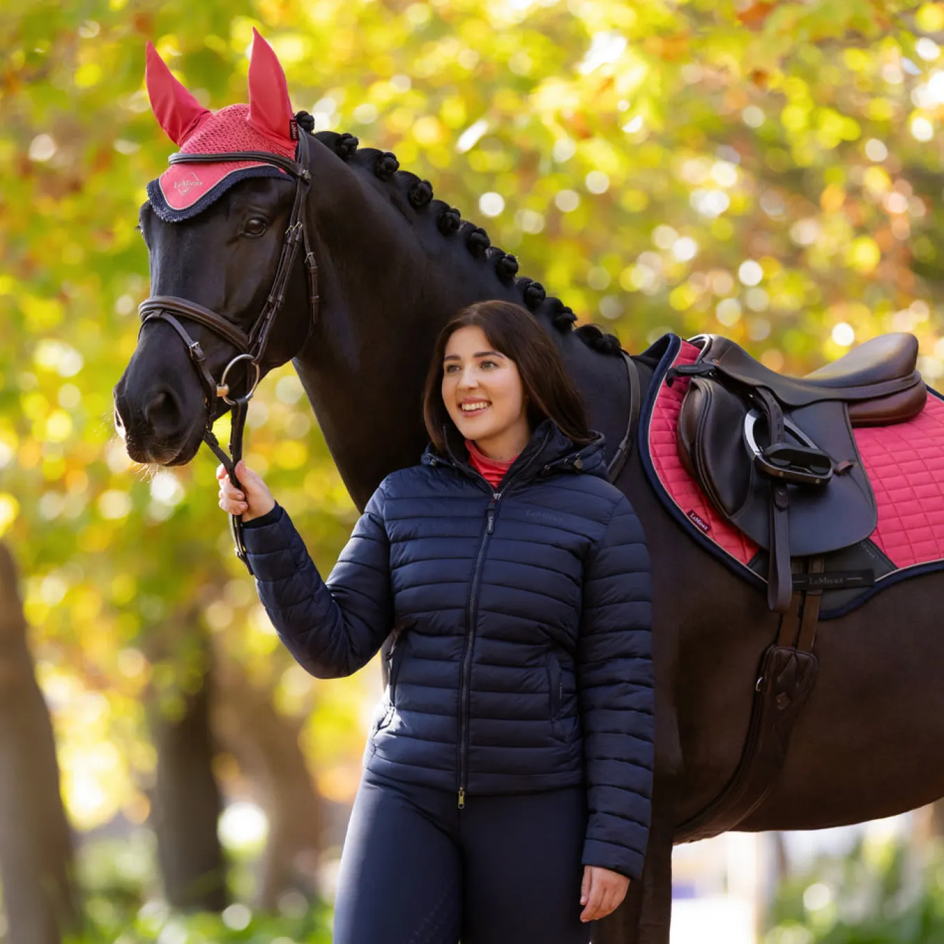 LeMieux Rose Hooded Puffer Jacket