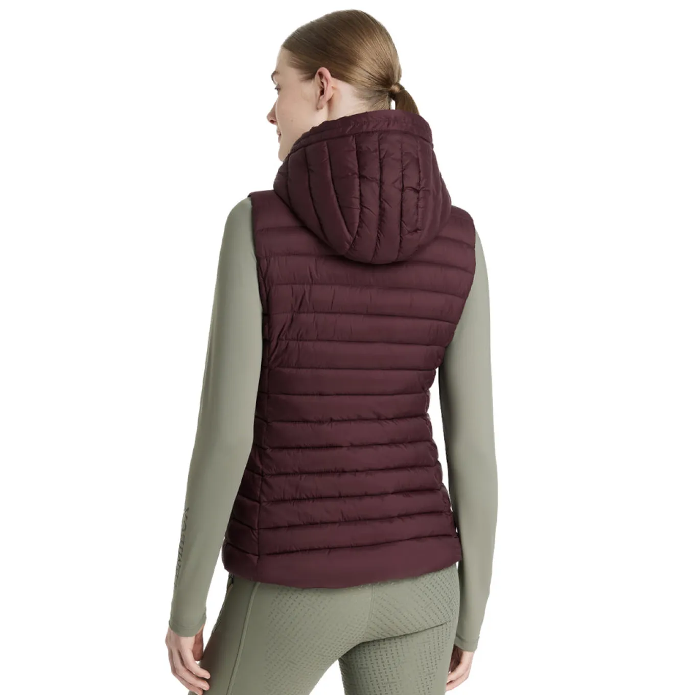 LeMieux Rose Hooded Puffer Vest
