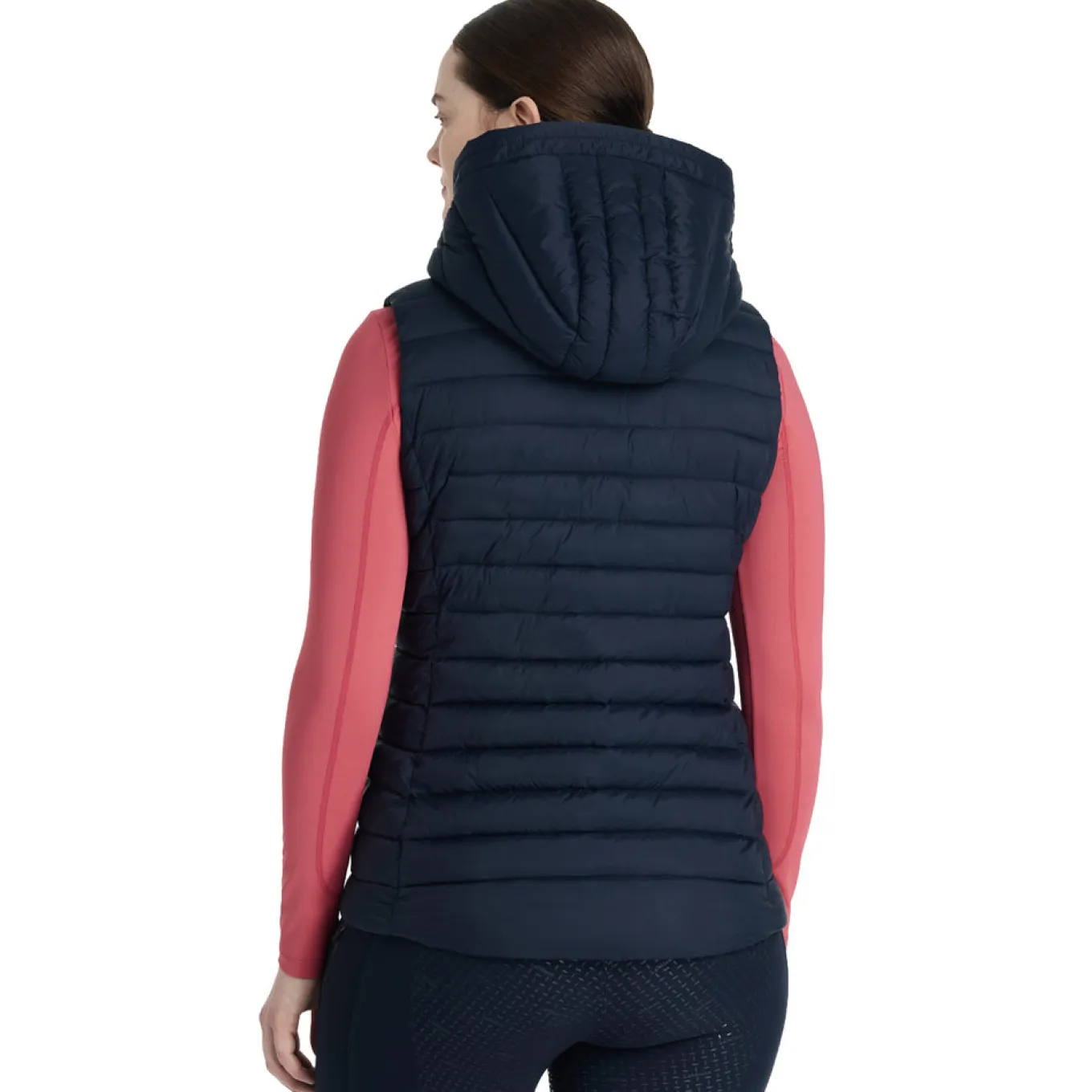 LeMieux Rose Hooded Puffer Vest