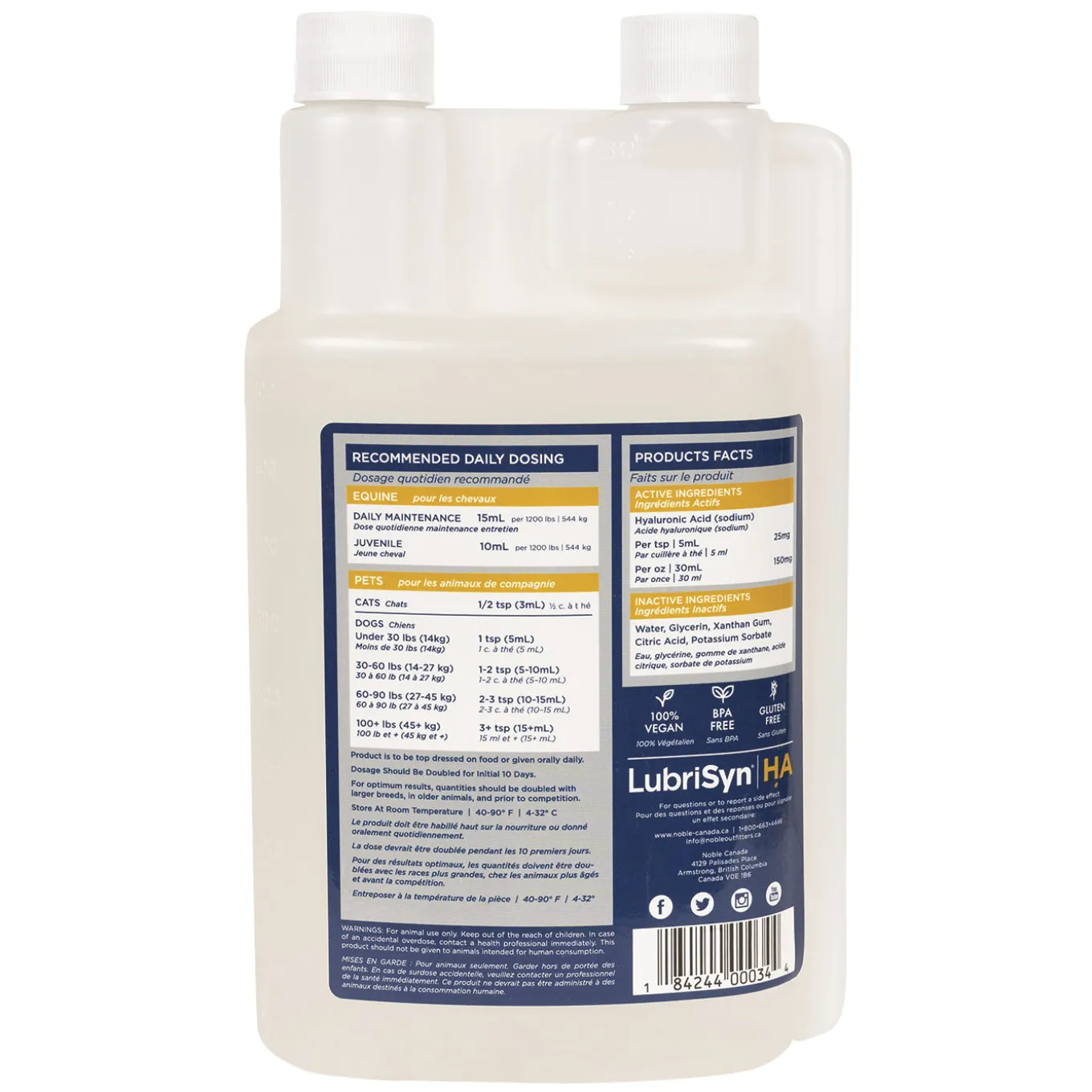 LubriSynHA 946 mL