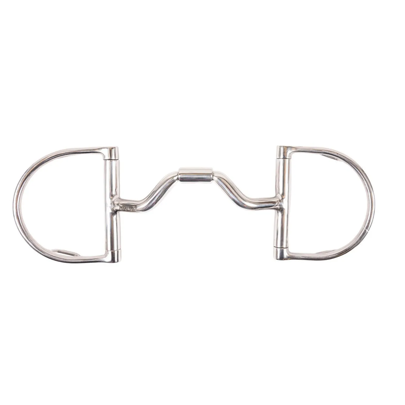 Metalab Copper Inlay Ported Dee Ring Snaffle Bit W/ Hooks