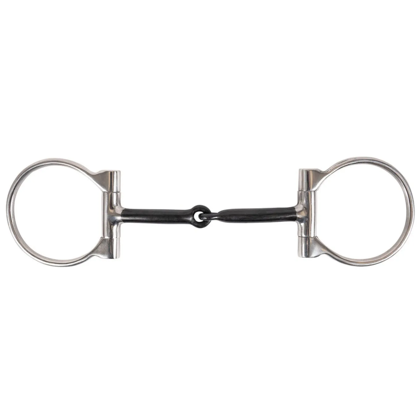Metalab Fixed Ring Sweet Iron Snaffle W/ Copper Inlay