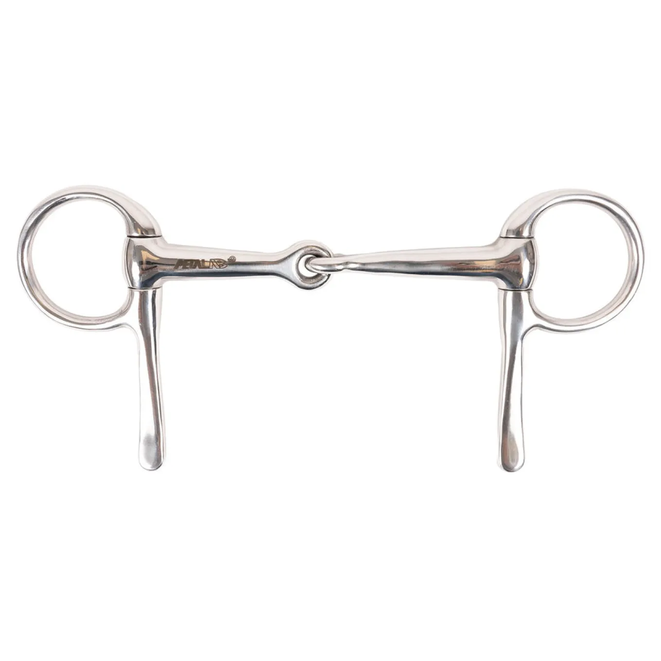Metalab Stainless Steel Half Cheek Snaffle Bit