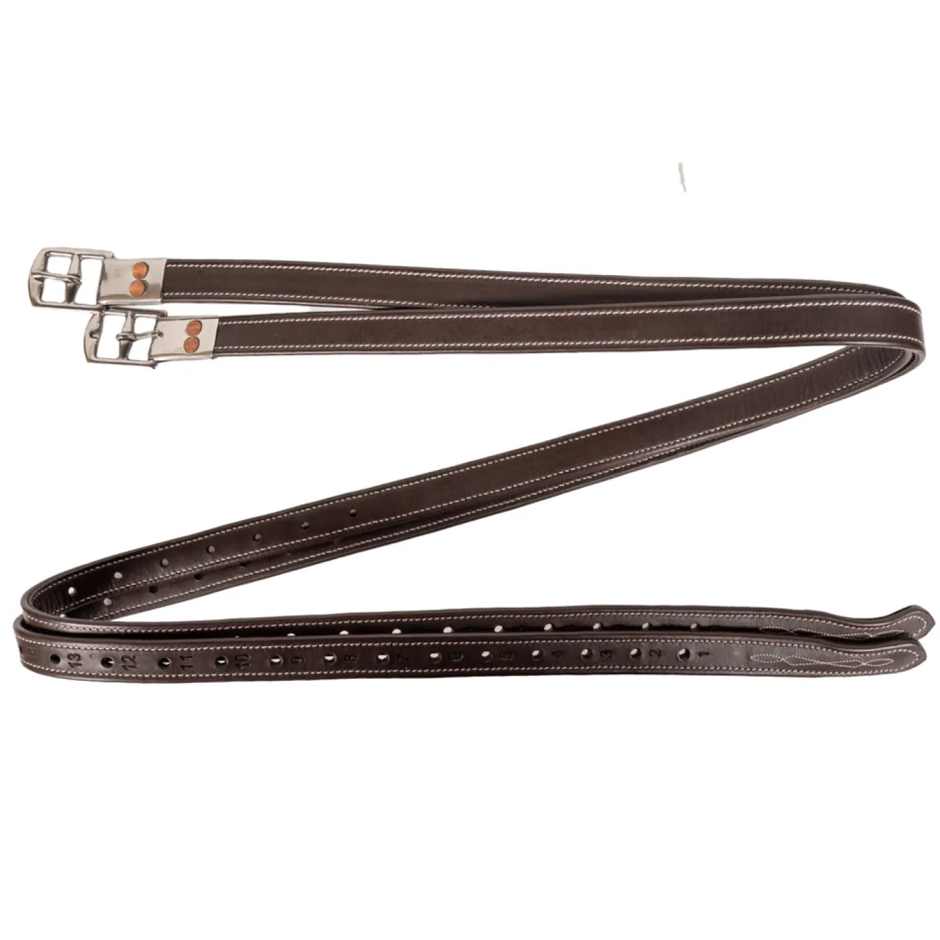 Mondega Fancy Stitch Stirrup Leathers