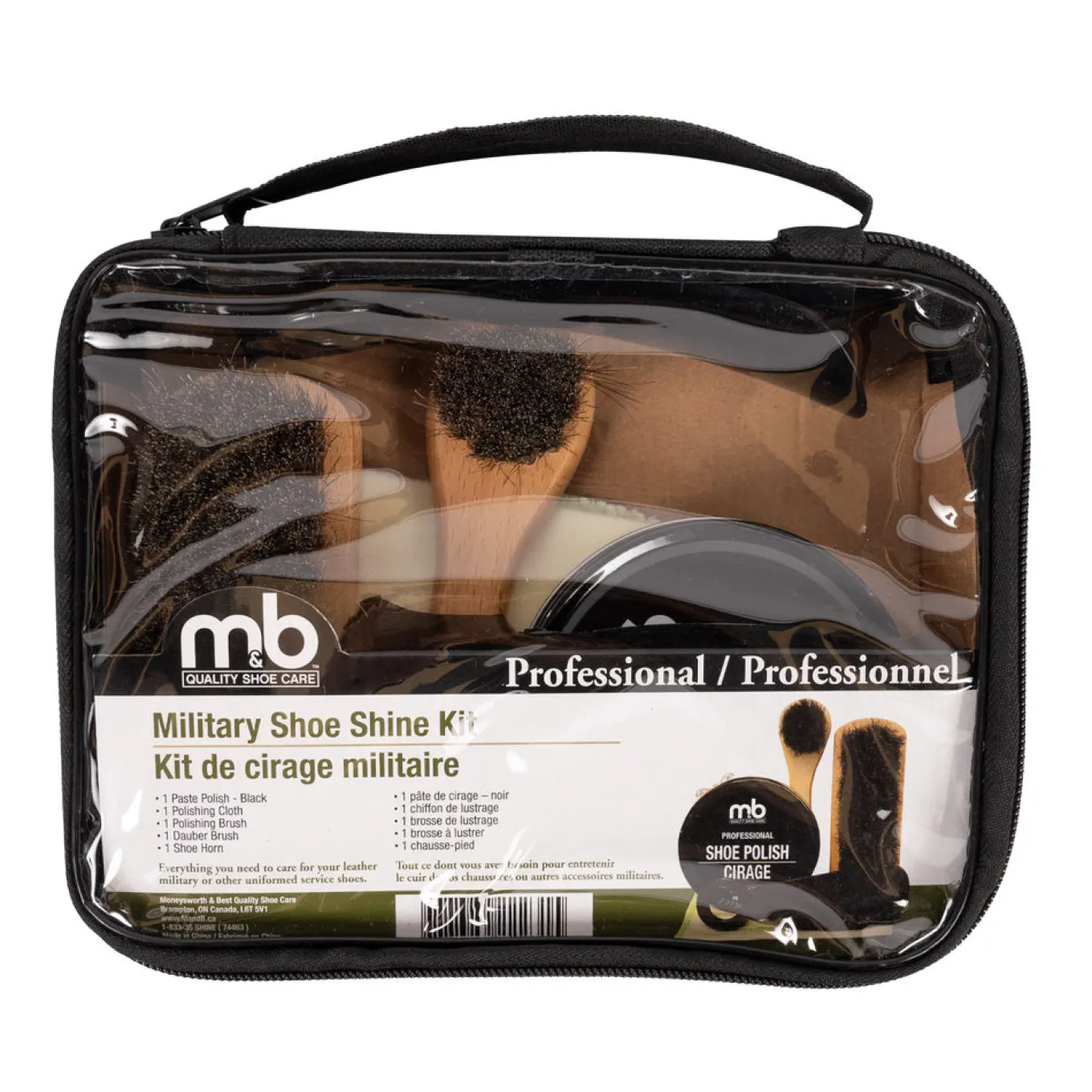 Moneysworth & Best Military Shoe Shine Kit