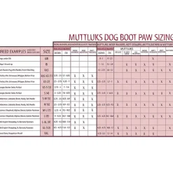 Muttluks Fleece Lined Dog Boots Size XXS