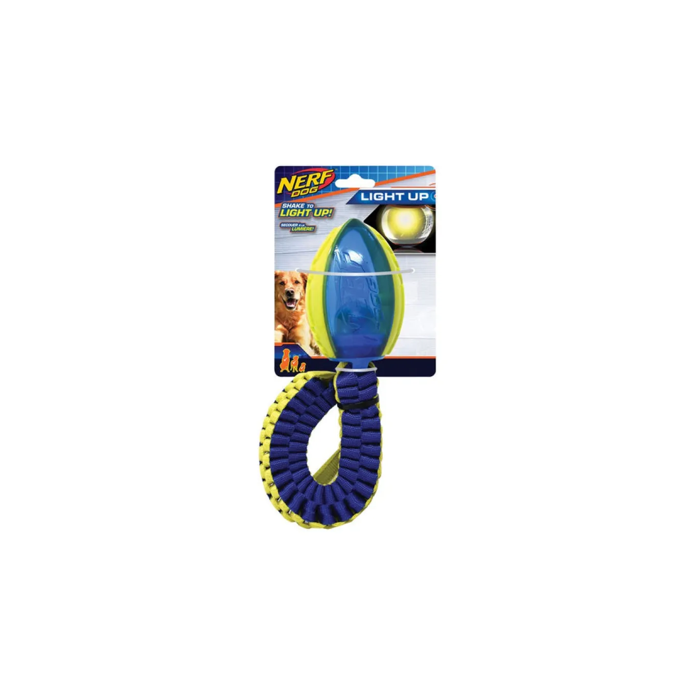 Nerf Dog LED Nitro Football W/ Tail