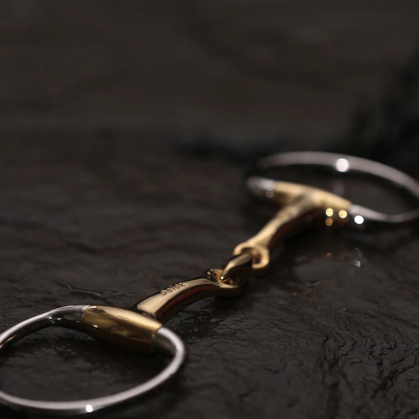 Neue Schule Eggbutt Tranz Lozenge Snaffle Bit 16 mm