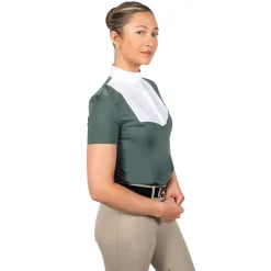 Nikara Emilia Pleat Bib Short Sleeve Show Shirt