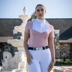 Nikara Emilia Pleat Bib Short Sleeve Show Shirt