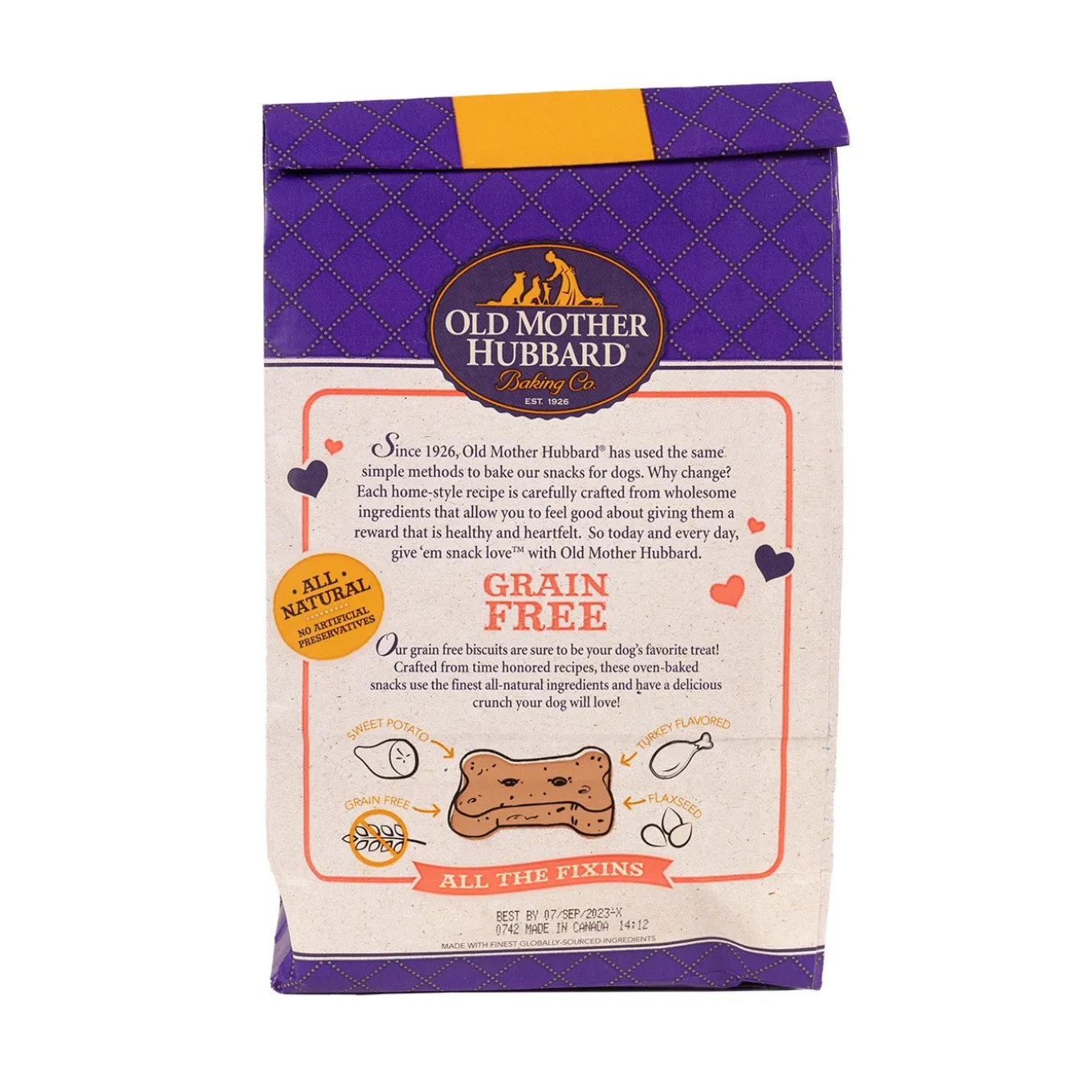 Old Mother Hubbard All The Fixings Grain Free Mini Dog Biscuits