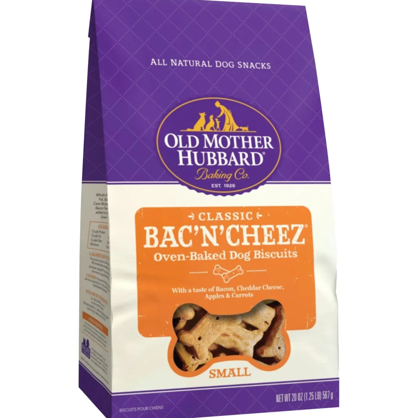 Old Mother Hubbard Bac N Cheez Small Dog Biscuits