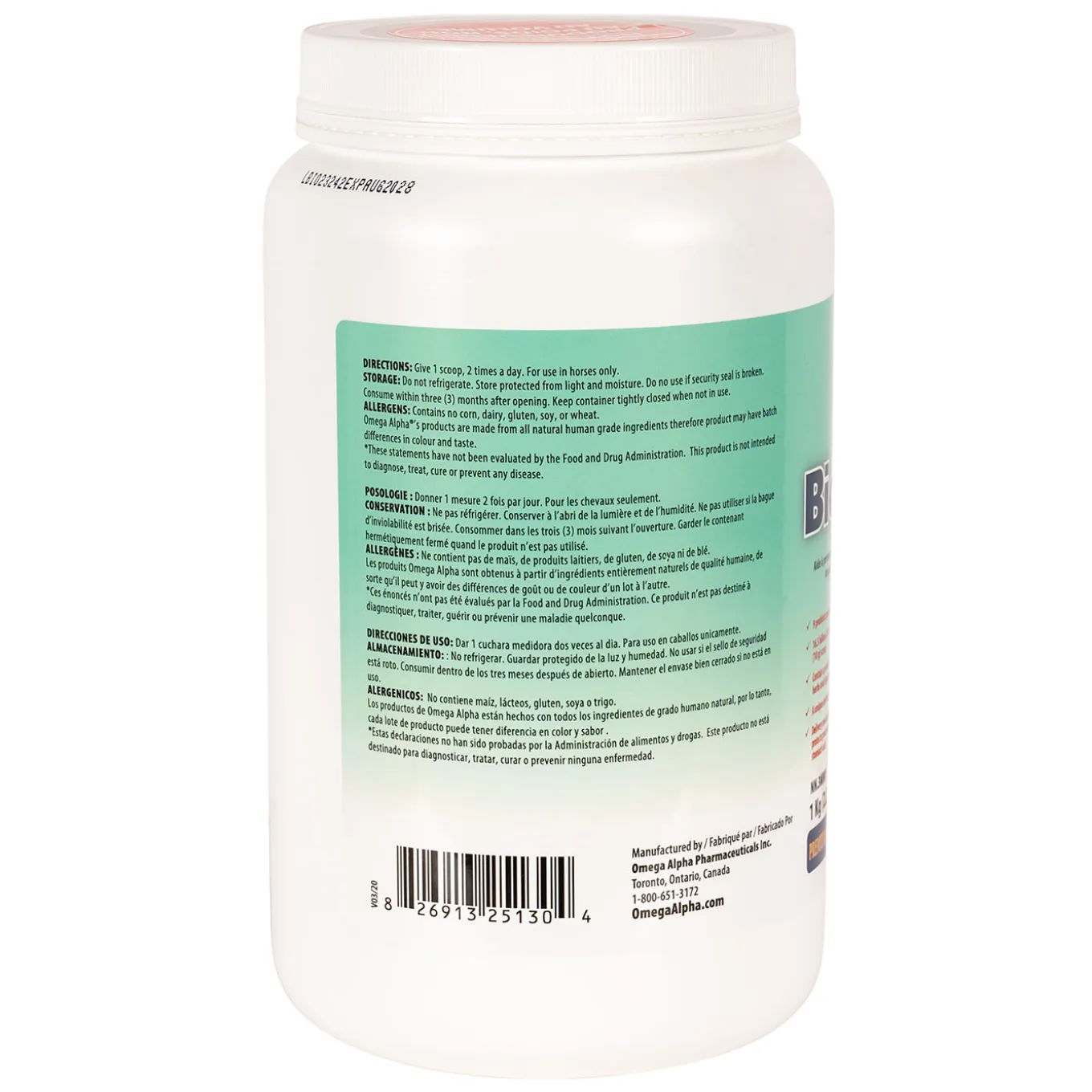 Omega Alpha Biotic 8 Plus 1 kg