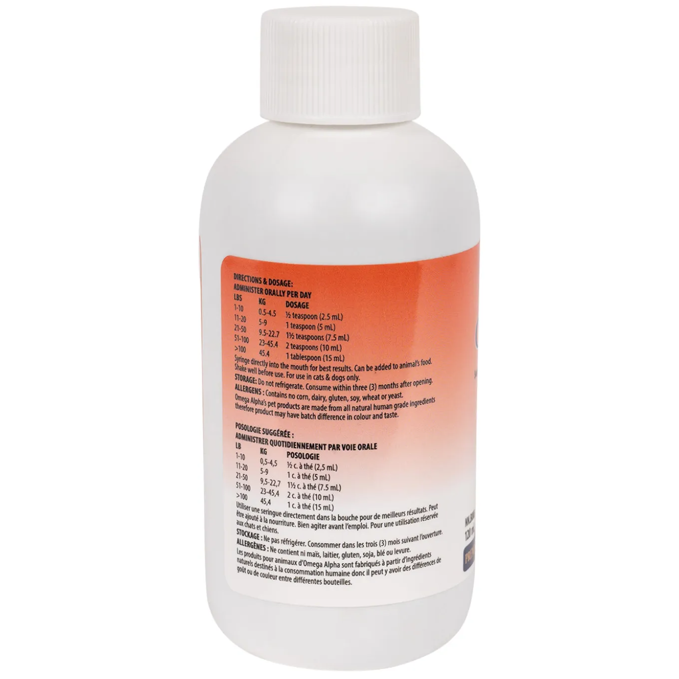 Omega Alpha GlucosaPet Pet Supplement 120 mL