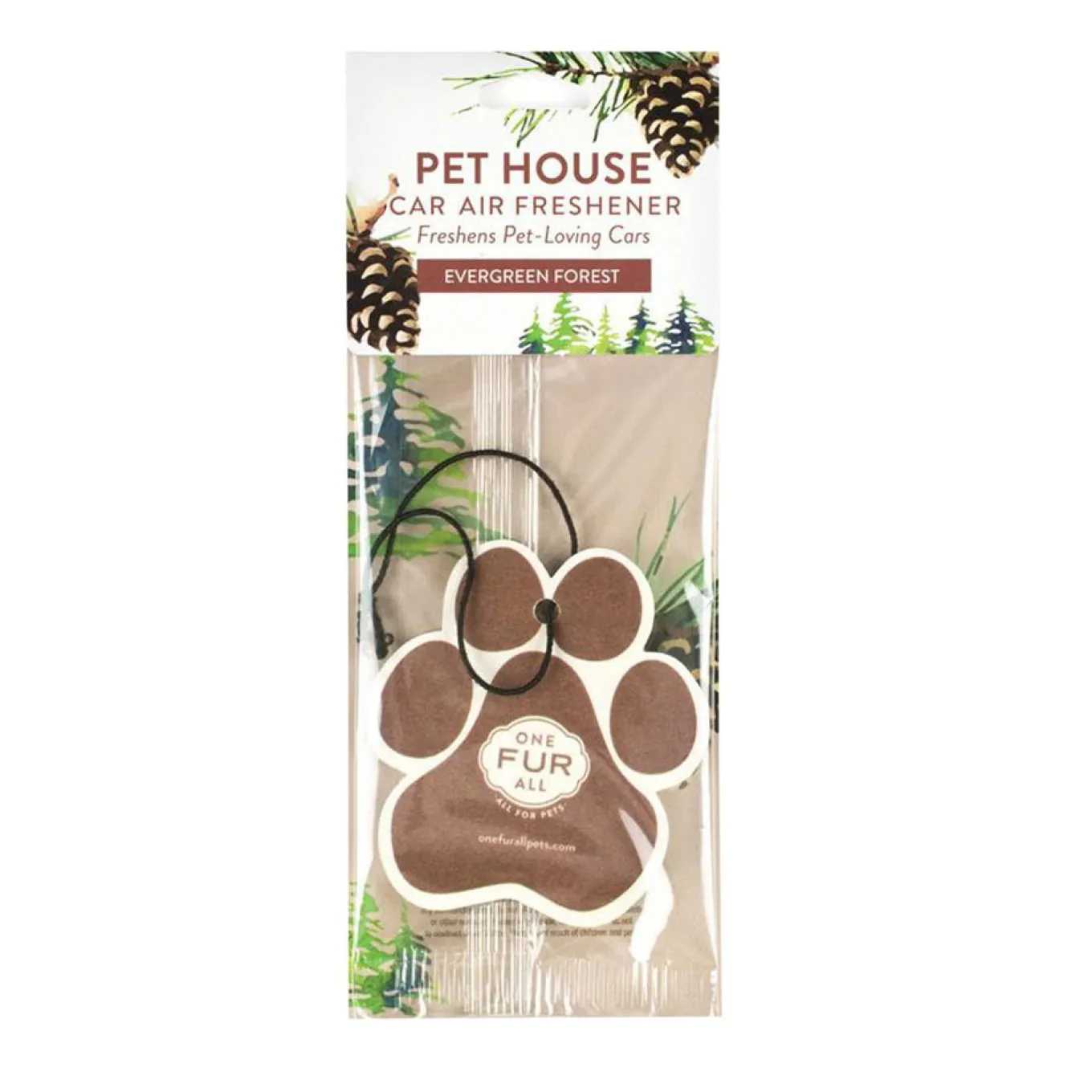 Pet House Car Air Freshener Evergeen