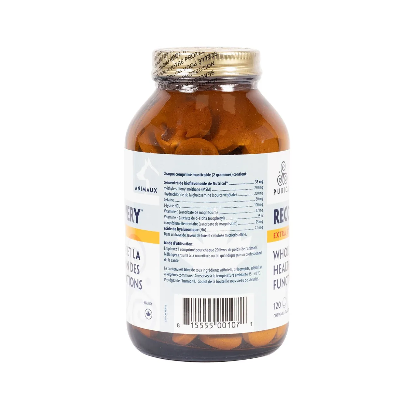 Purica Recovery SA Extra Strength Tablets 120 Count