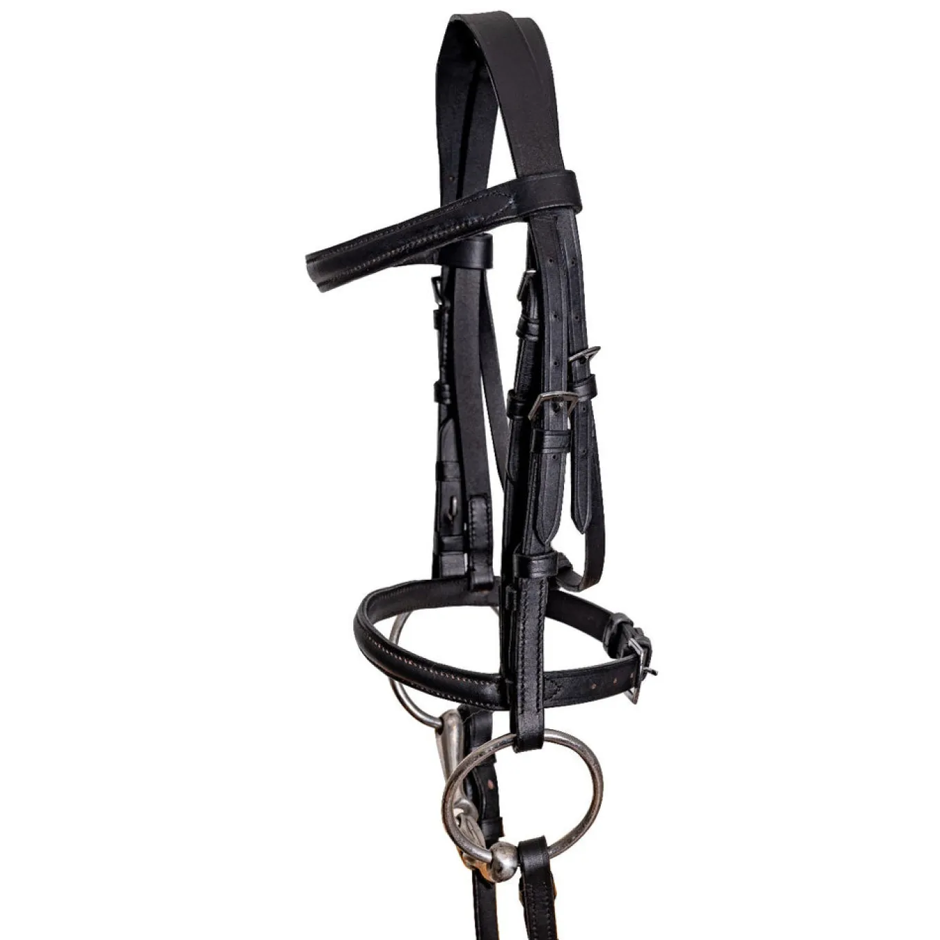 Raised Miniature Snaffle Bridle