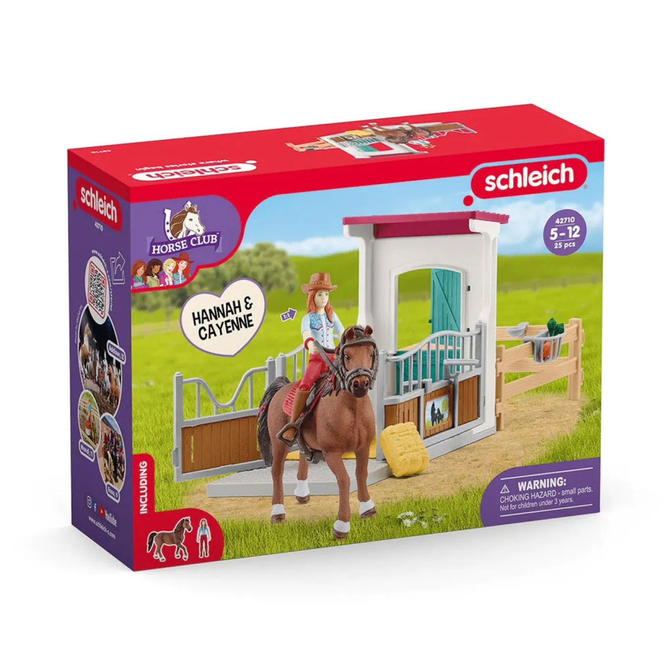 Schleich Horse Club Horse Box W/ Hannah & Cayenne