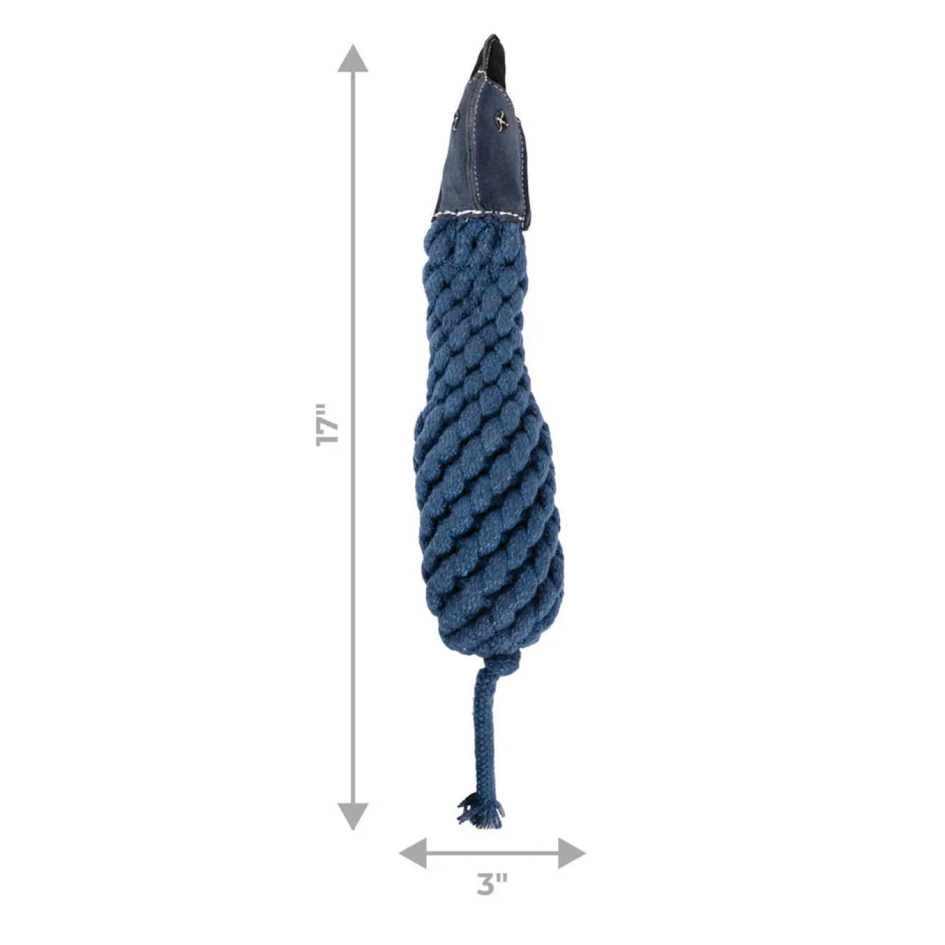 Shedrow K9 Blue Jay Rope & Water Bottle Dog Toy