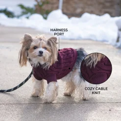 Shedrow K9 Brentwood Cable Knit Dog Sweater