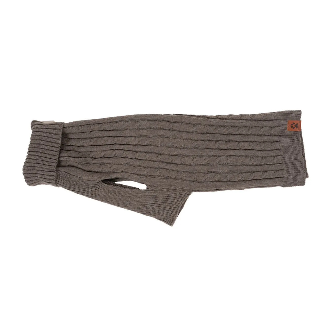 Shedrow K9 Brentwood Cable Knit Dog Sweater Plus