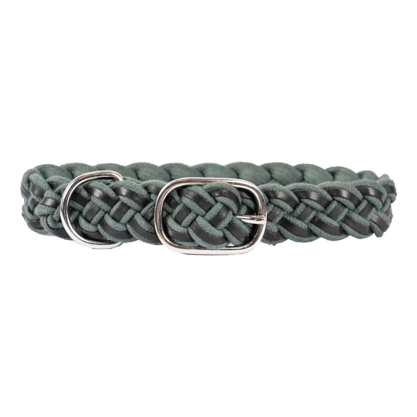 Shedrow K9 Rideau Braided Rope & Leather Collar