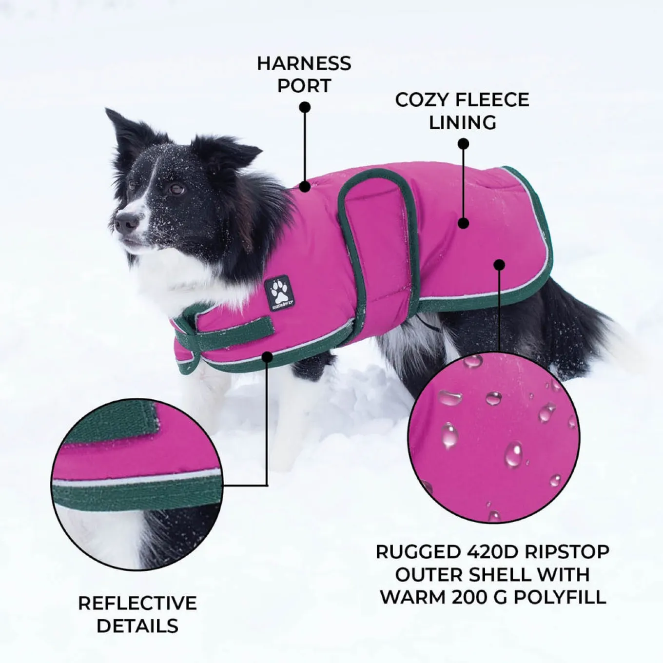 Shedrow K9 Vail Dog Coat