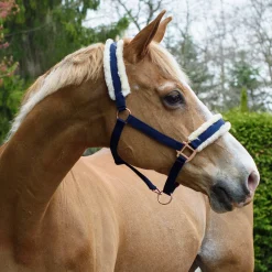 Shedrow Rose Gold Sheepskin Lined Halter