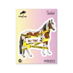 Simpl.Eq. Caution Medium Sticker