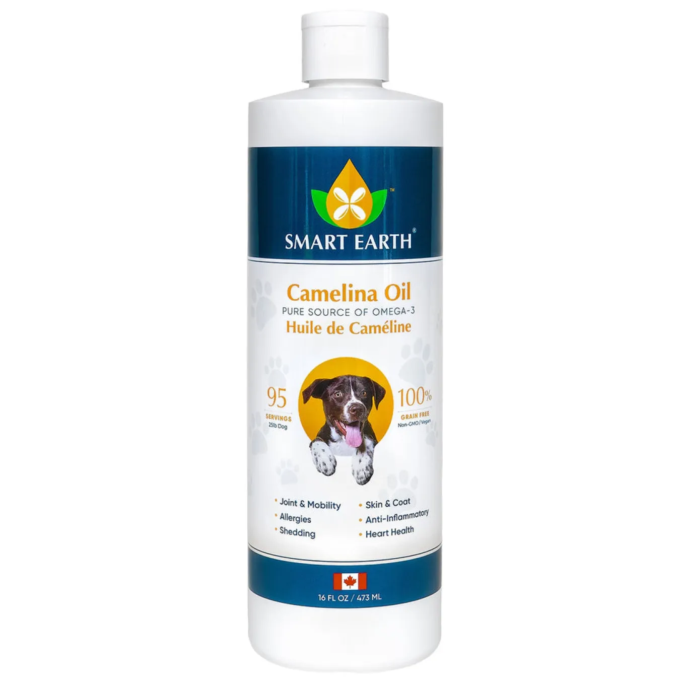 Smart Earth Camelina Oil Dog Supplement 473 mL