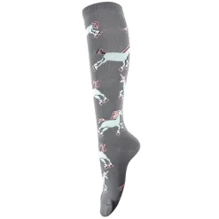 Sock It To Me Rolling With My Ponies Knee High Socks