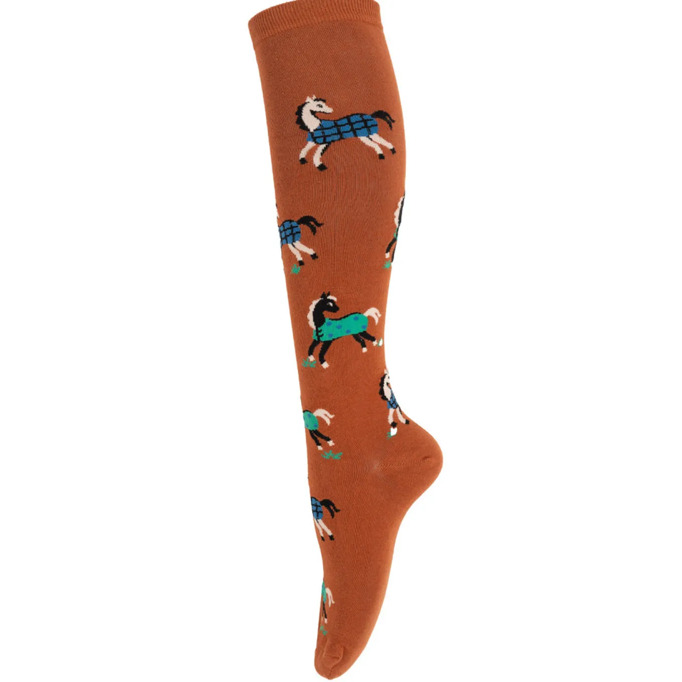 Sock It To Me Stretch-It Frolicking Horses Knee High Socks