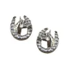 Studded Horseshoe W/ Horsehead Earrings