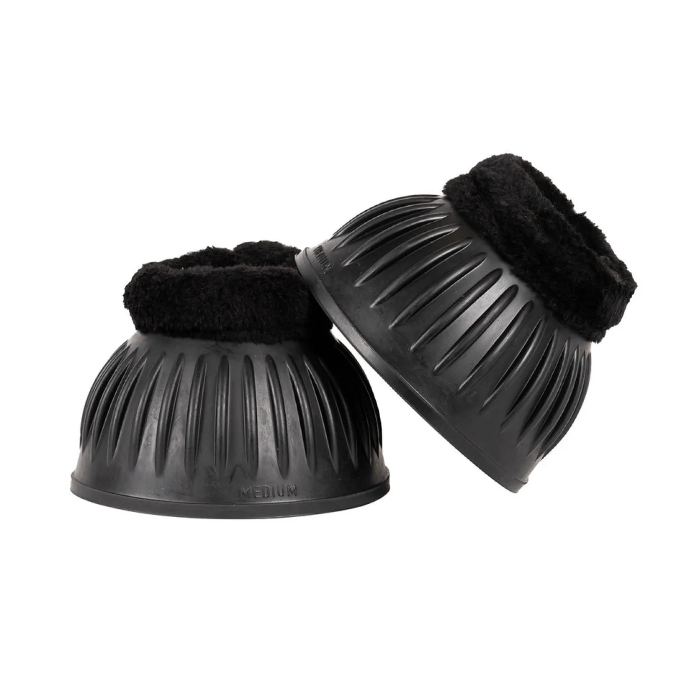 Supra 210 Fur Topped Ribbed Bell Boots W/ Velcro
