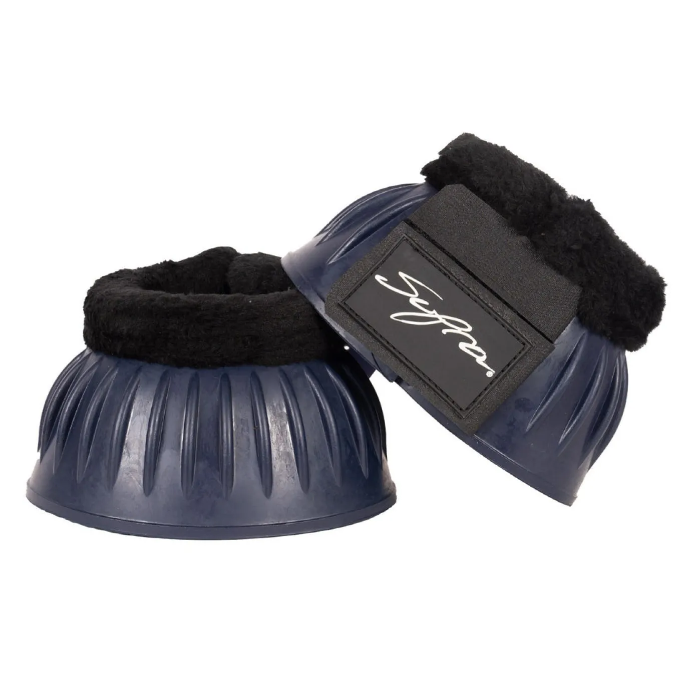 Supra 210 Fur Topped Ribbed Bell Boots W/ Velcro