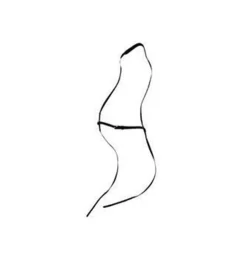 Synthetic Hopple Hanger Front